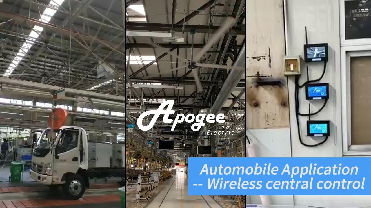 Commercial Fan For Large Retail Stores Smart Central Control