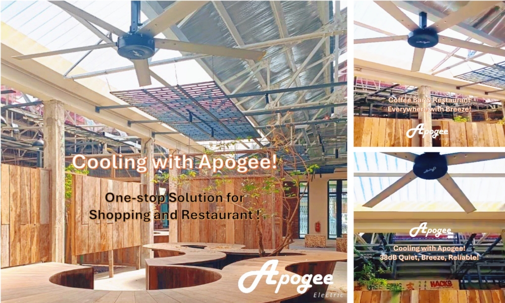 7.3m Commercial HVLS Ceiling Fan Shopping Mall